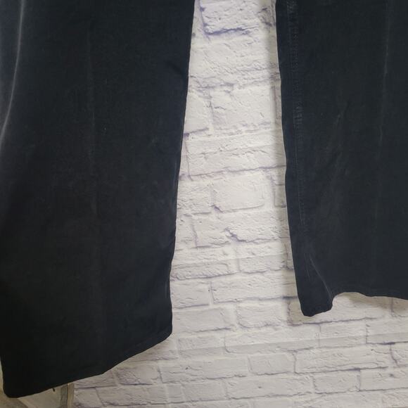 J Jill Black Corduroy Jeans Size 24 Boot Cut High Rise Preppy Workwear‎ Academia - Picture 5 of 9